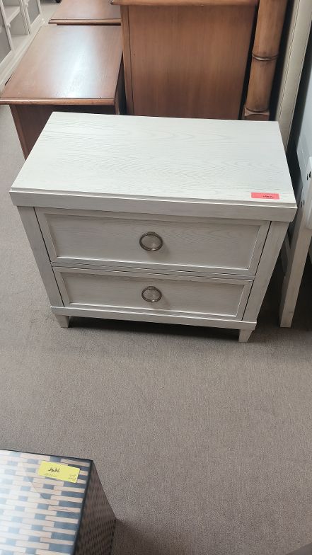 Bassett White Nitestand