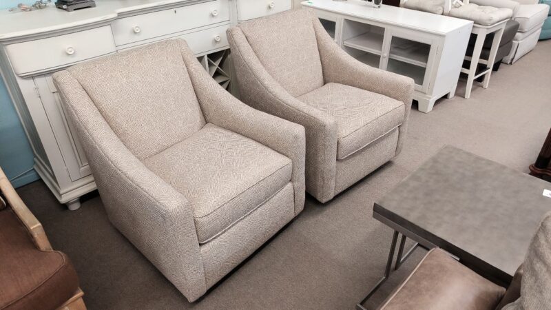 Bassett Swivel Chairs (2)