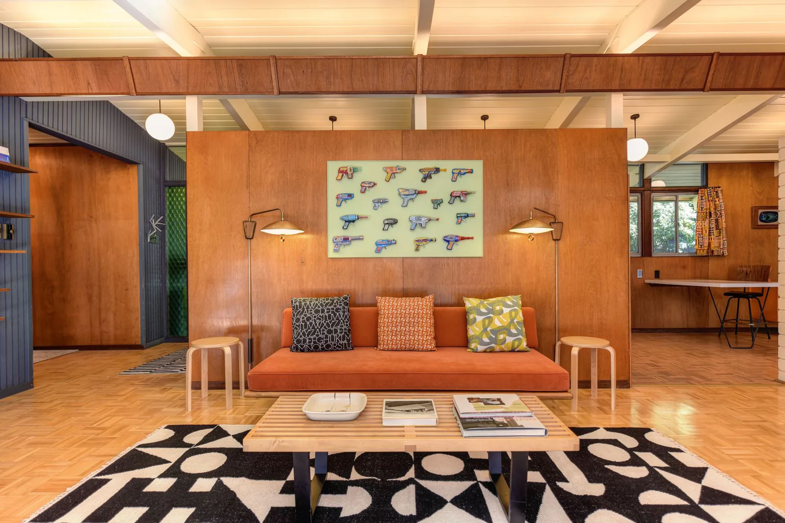 Mid-century modern living room furniture at Iverson's
