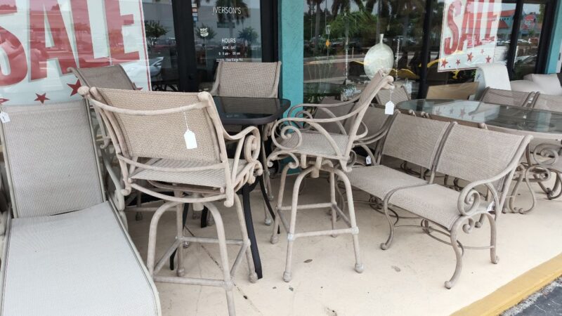 Cast Classics Patio Barstools (4)