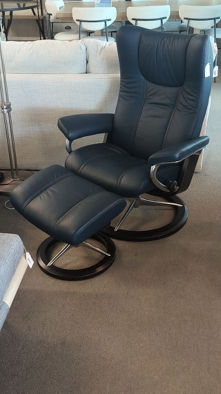 Stressless Chair & Ottoman