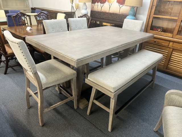 Table with 4 Chairs & Bench