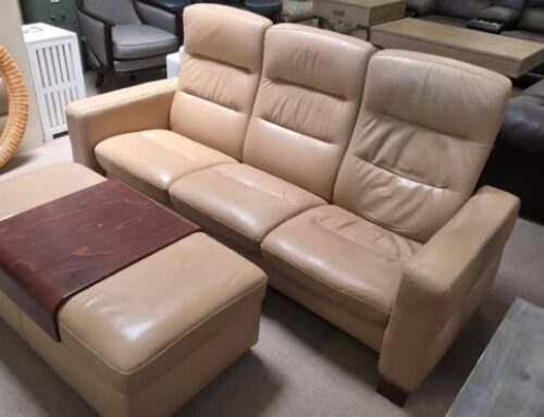 Ekornes Stressless Sofa W/Ottoman $1,999. @ BR
