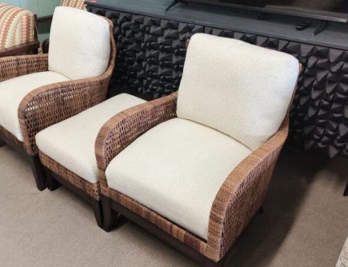 2 Crate & Barrel Chairs W/ 1 Otto 1,599.95 @BR