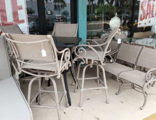 Cast Classics 4 Swivel Patio Barstools 599.95 @BR
