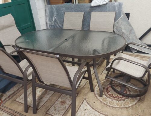 Patio Table 6 Chairs 799.95 @BR