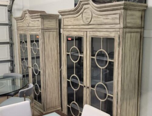 2 Curio Cabinets 1199.95 @ BR & CR