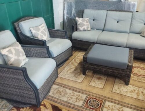 Patio Sofa/2 Chairs/ Ottoman 1499.95 @BR