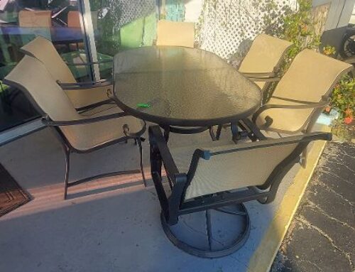 Woodard Patio Table 6 Chairs 1,299.95 @BR