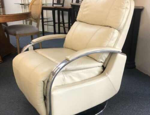 Barcalounger Leather Swivel Recliner 599.95 @ CR