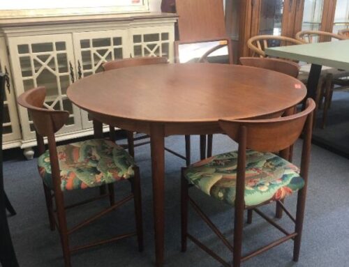 Danish Modern Table W/6 Chairs & 2 Lvs. 999.95 @ CR