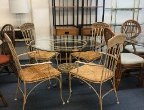 Glass-Top Table w/ 4 Chairs 399.95 @ CR