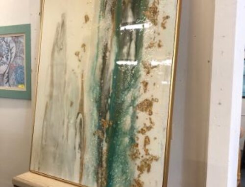 Large Mary Hong Abstract “Emerald City” 499.95 @ CR