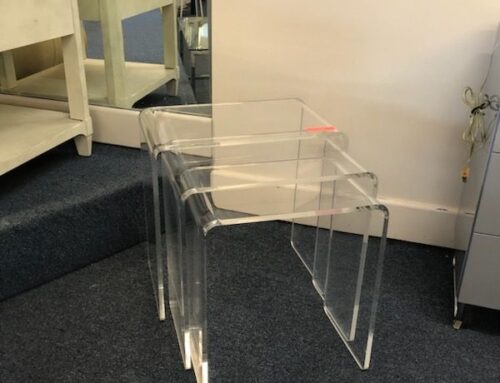 3 Lucite Stack Tables 199.95 @ CR