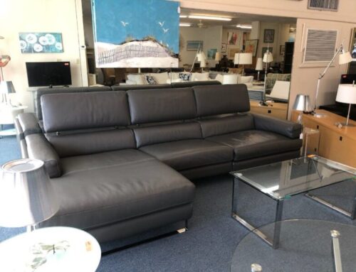 Leather 2-Pc. Sectional with Recliner/Chaise 1,999.95 @ CR