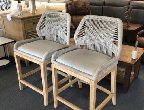 2 Essentials for Living Loom Counter Stools 599.95 Pair @ CR