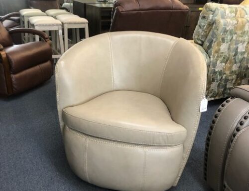 Leather Barrel Chair 399.95 @ CR