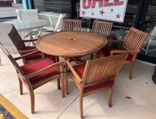 Teak Patio 6 Chairs 1,599.95 @BR