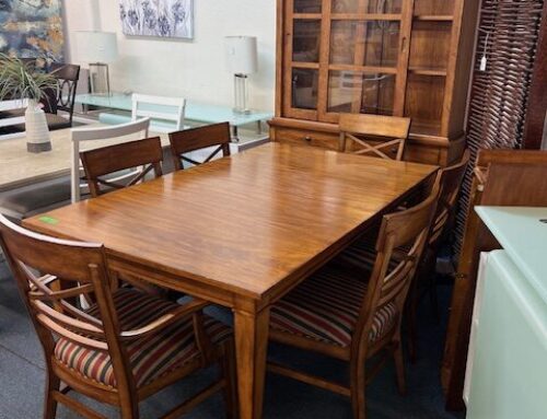 Ethan Allen Table 6 Chairs 1,299.95 & China/Curio 899.95 @CR