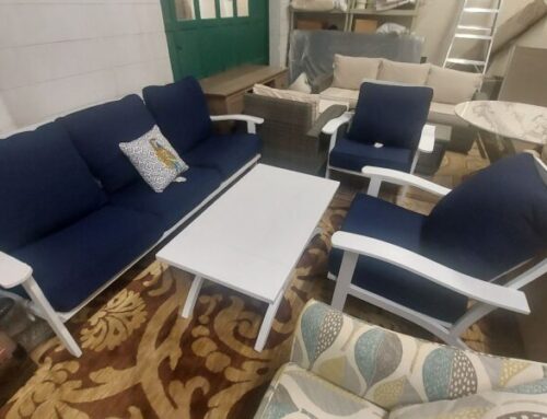 Patio Sofa, 2 Chairs, Coffee Table 599.95 @BR