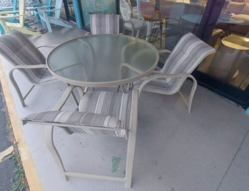 Patio Table 4 Chairs 599.95 @BR