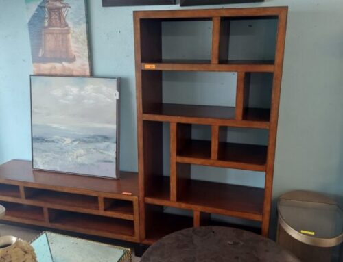 Tommy Bahama Media Stand 699.95 / Bookcase 999.95 @BR